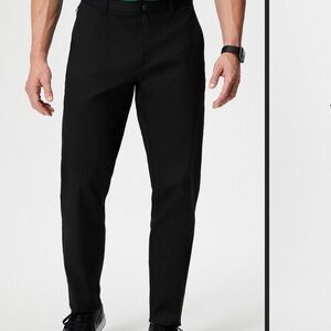 NEW Fabletics Black The High Side Chino Classic Fit Pants Sz 32x32